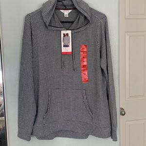 Weatherproof Vintage Ladies Gingham Hoodie